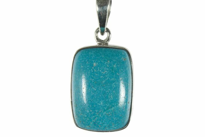 Kingman Turquoise Pendant (Necklace) - Sterling Silver #228499